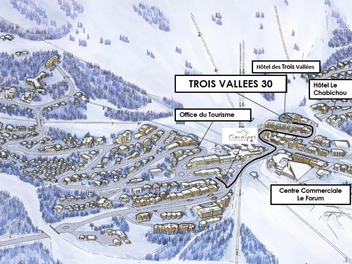 Appartement Idealement Situe Sur Les Pistes - Fr-1-564-34 Courchevel